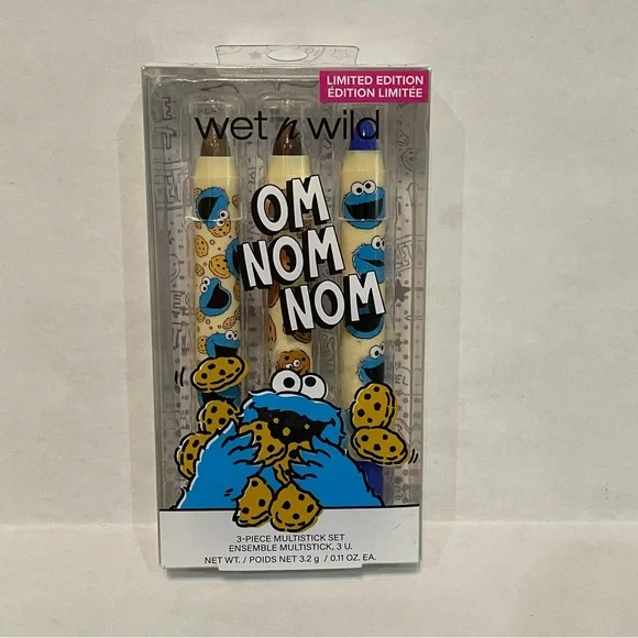 NEW Sesame Street Wet-N-Wild Makeup Lot x5 Pieces Bag Bronzer Mirror NWT